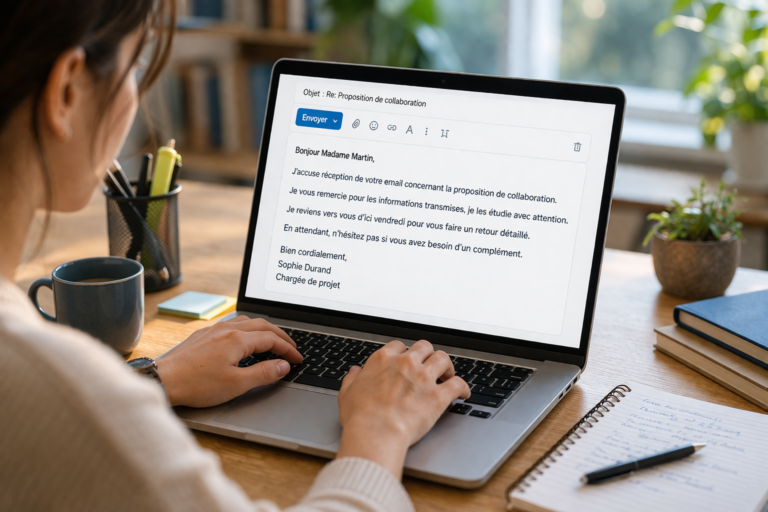 Comment rédiger un “j’accuse réception de votre mail” efficace ?